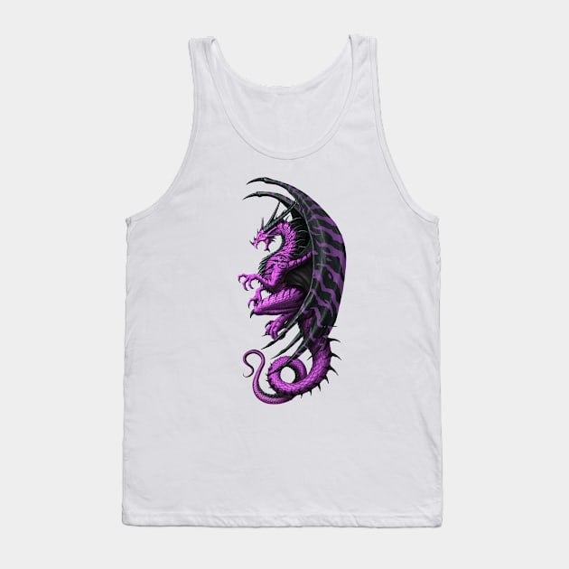 Master Dragon Purple Tank Top by chriskar